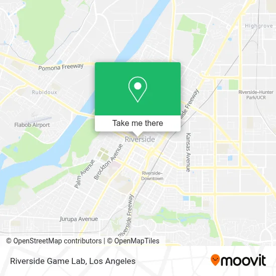 Riverside Game Lab map