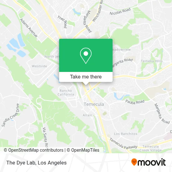 The Dye Lab map