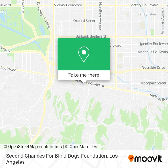 Second Chances For Blind Dogs Foundation map