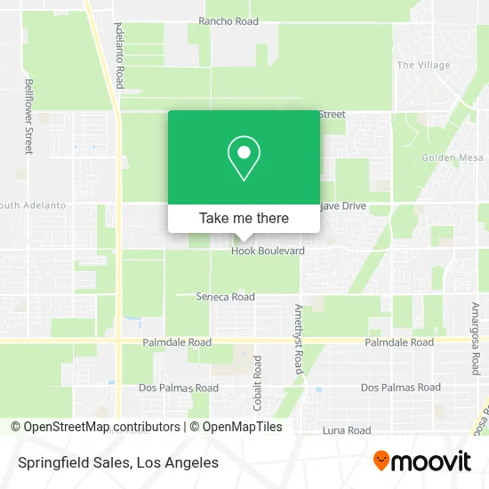 Springfield Sales map