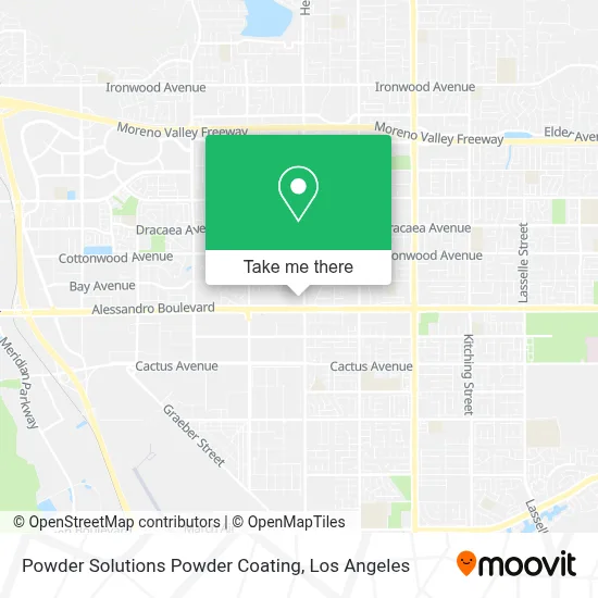 Powder Solutions Powder Coating map