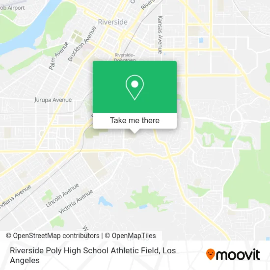 Riverside Poly High School Athletic Field map