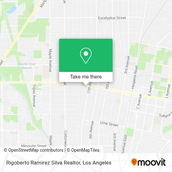 Rigoberto Ramirez Silva Realtor map