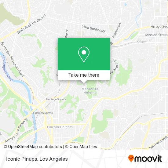 Iconic Pinups map