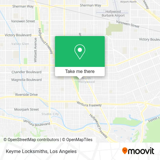 Keyme Locksmiths map