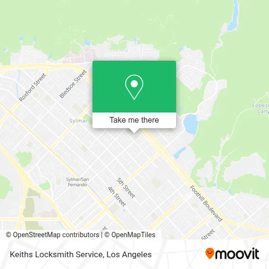 Keiths Locksmith Service map