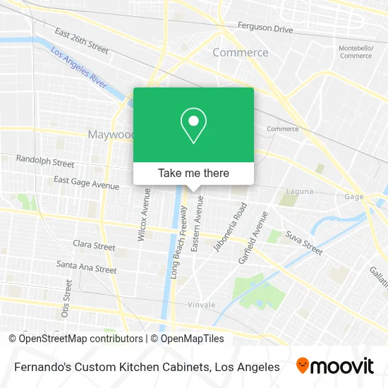 Fernando's Custom Kitchen Cabinets map
