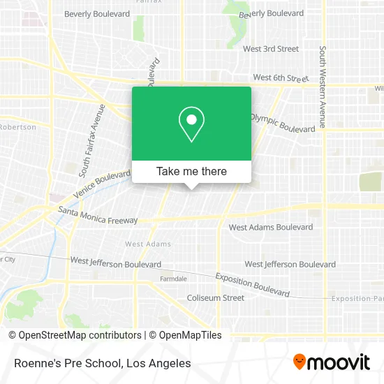 Roenne's Pre School map