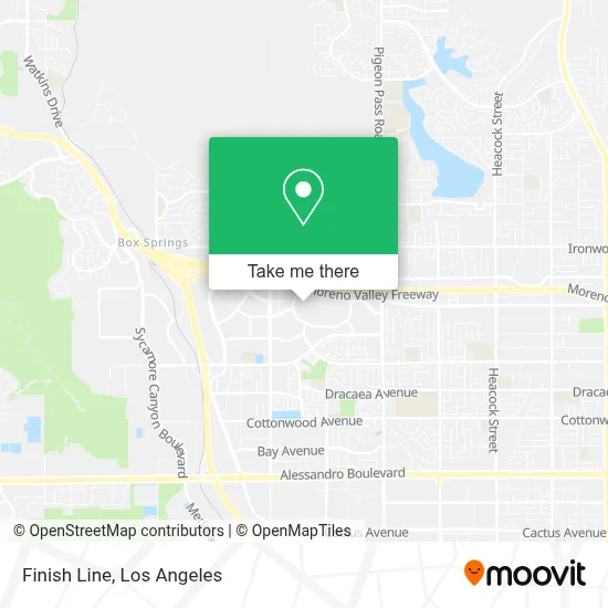 Finish Line map