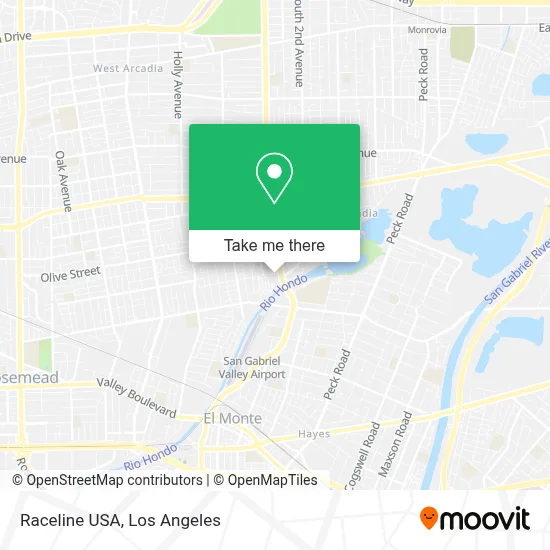 Raceline USA map