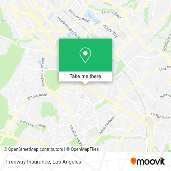 Freeway Insurance map