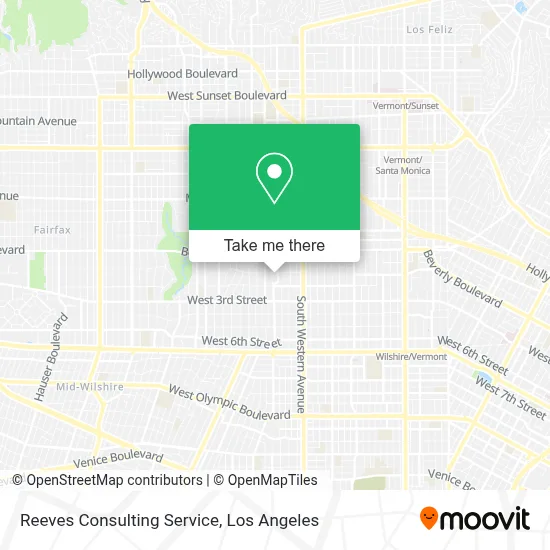 Reeves Consulting Service map