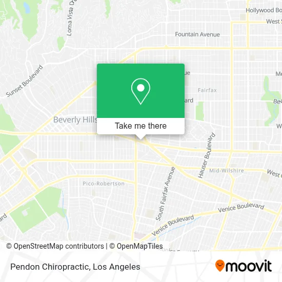 Pendon Chiropractic map