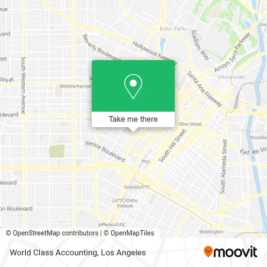 World Class Accounting map