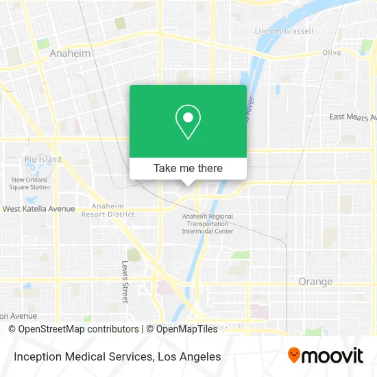 Inception Medical Services map