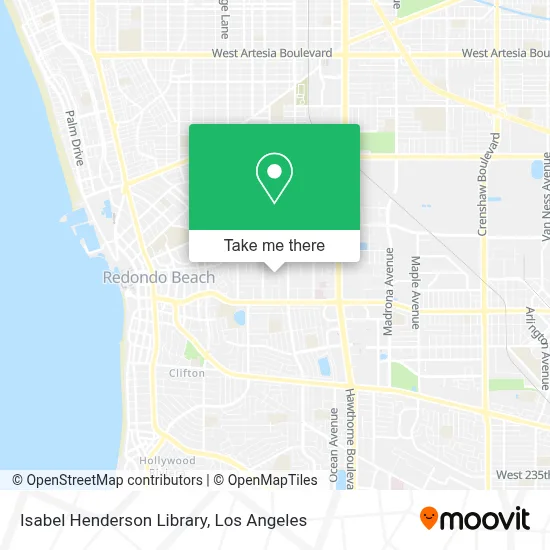 Isabel Henderson Library map