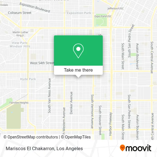 Mariscos El Chakarron map