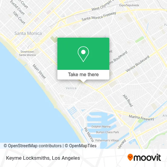Keyme Locksmiths map