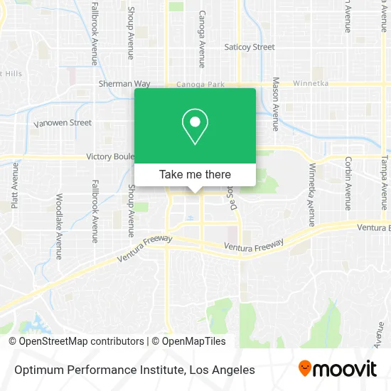 Optimum Performance Institute map