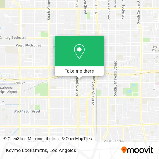 Keyme Locksmiths map