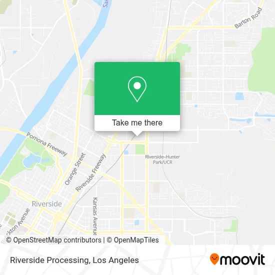 Riverside Processing map
