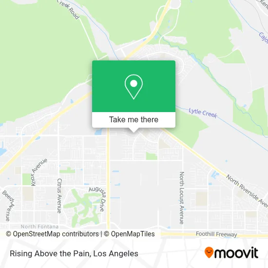 Rising Above the Pain map
