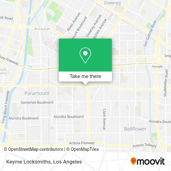 Keyme Locksmiths map