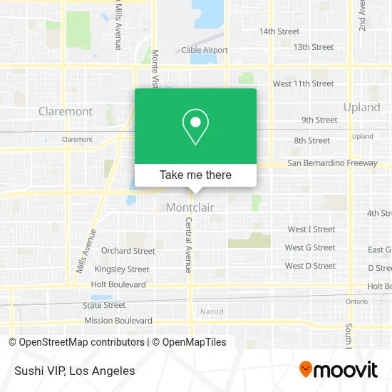 Sushi VIP map