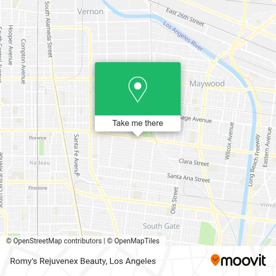 Romy's Rejuvenex Beauty map