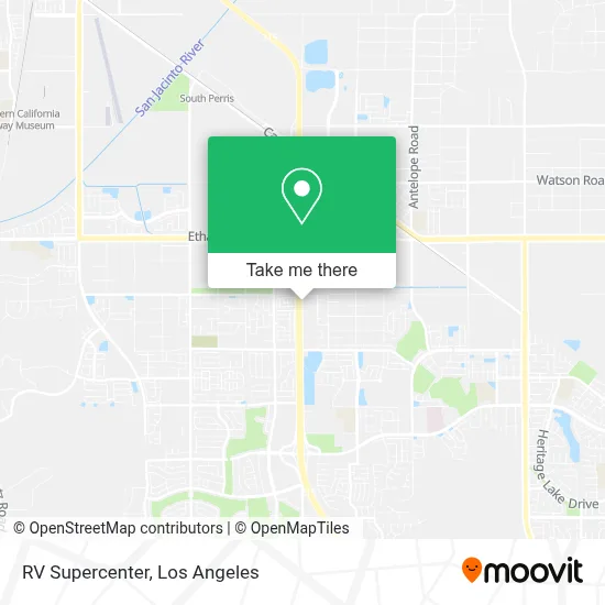 RV Supercenter map