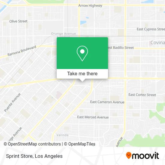 Sprint Store map