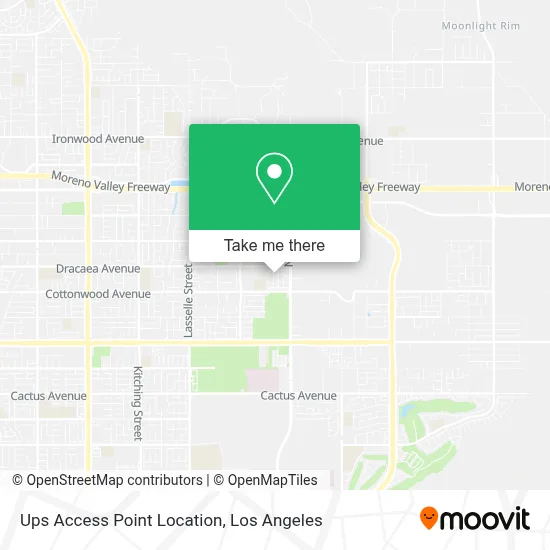 Ups Access Point Location map