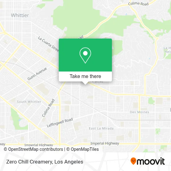 Zero Chill Creamery map