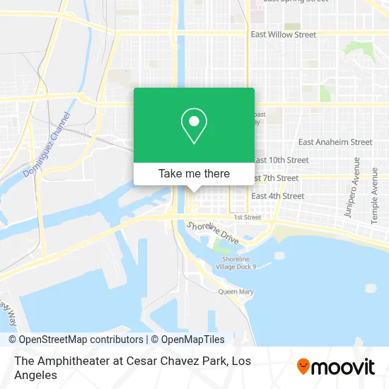 The Amphitheater at Cesar Chavez Park map