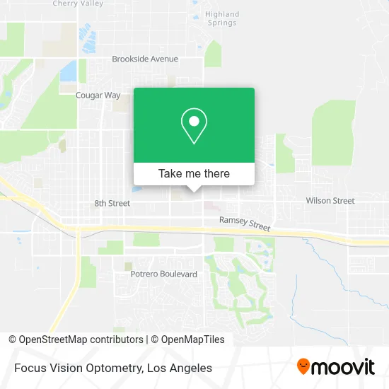 Focus Vision Optometry map