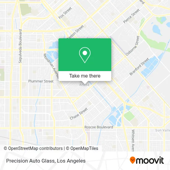 Precision Auto Glass map