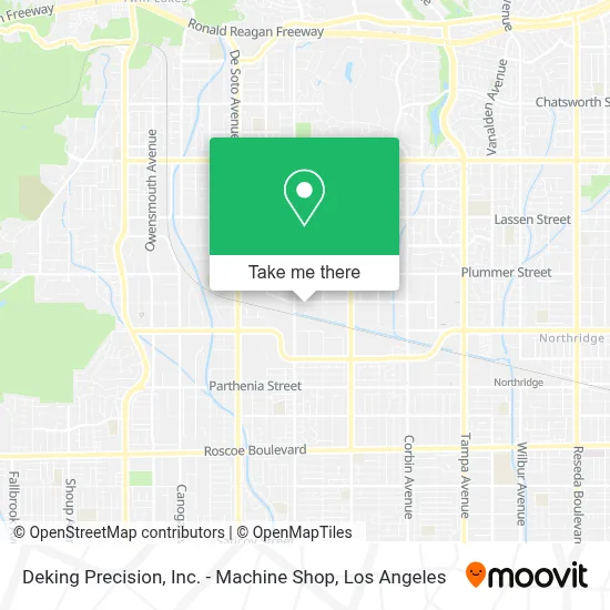 Deking Precision, Inc. - Machine Shop map