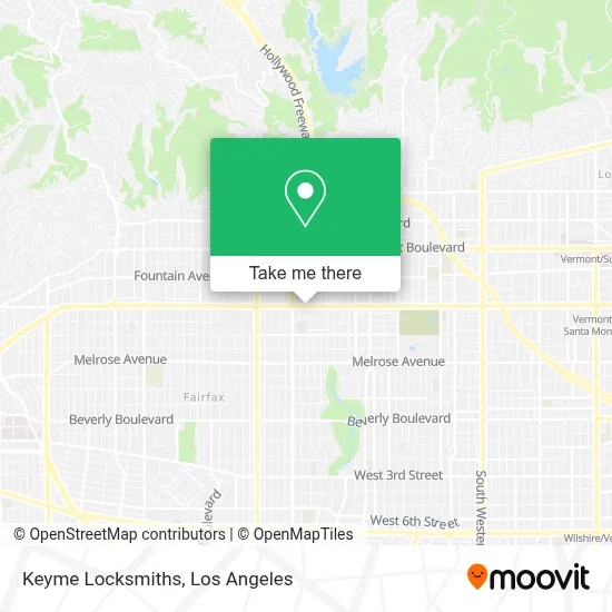 Keyme Locksmiths map