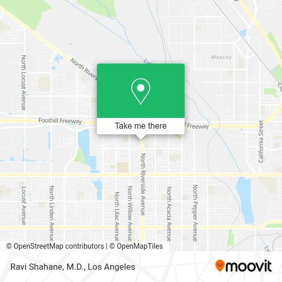Ravi Shahane, M.D. map