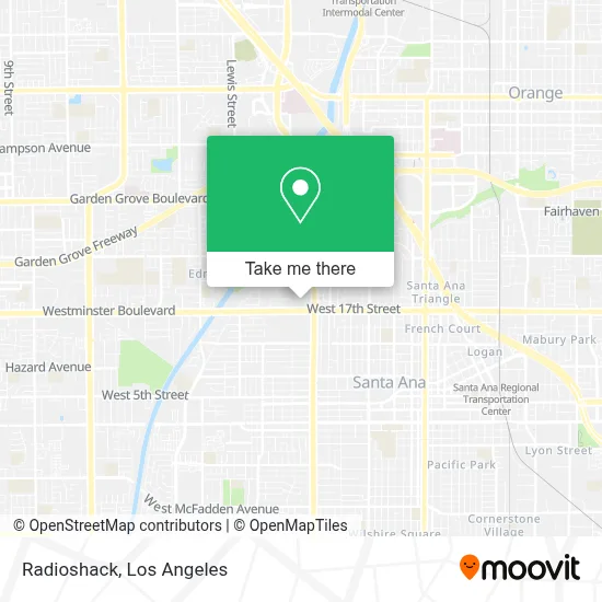Radioshack map