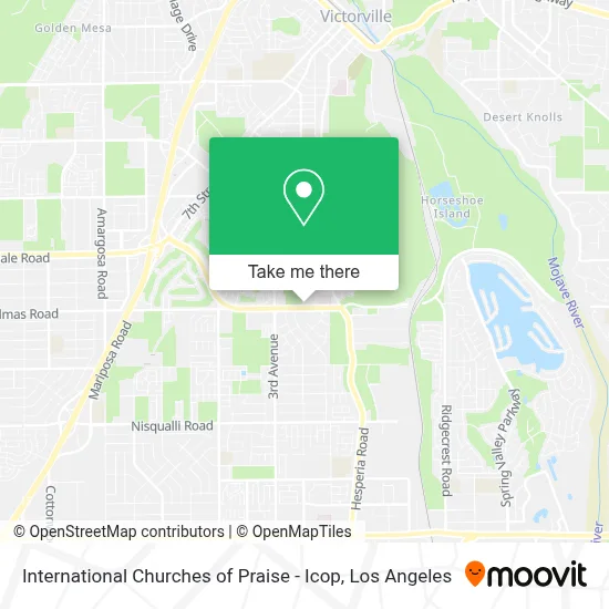 International Churches of Praise - Icop map