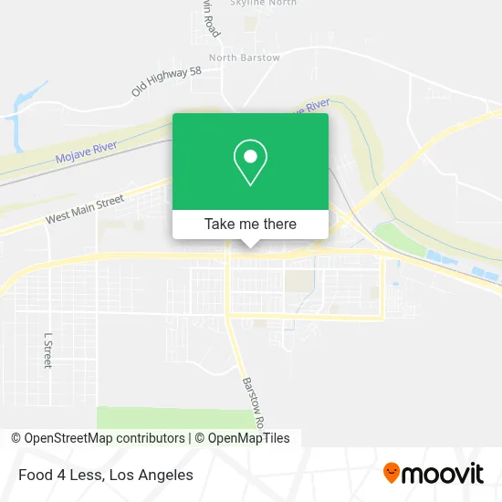 Food 4 Less map