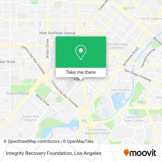 Integrity Recovery Foundation map
