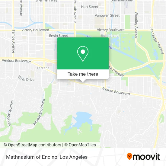 Mathnasium of Encino map