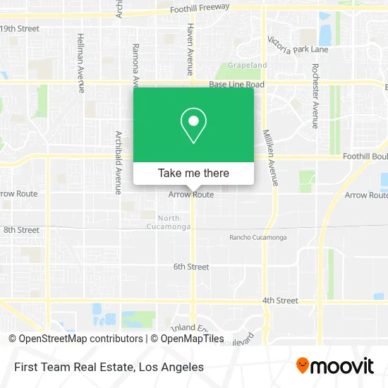 First Team Real Estate map