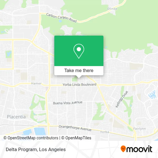 Delta Program map