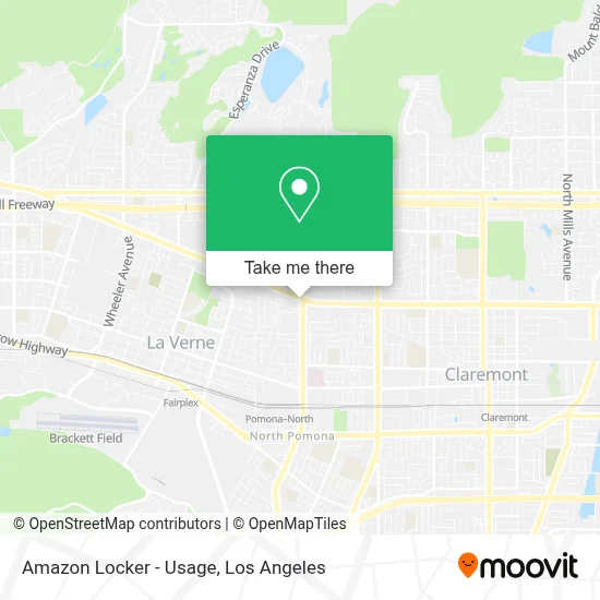 Amazon Locker - Usage map