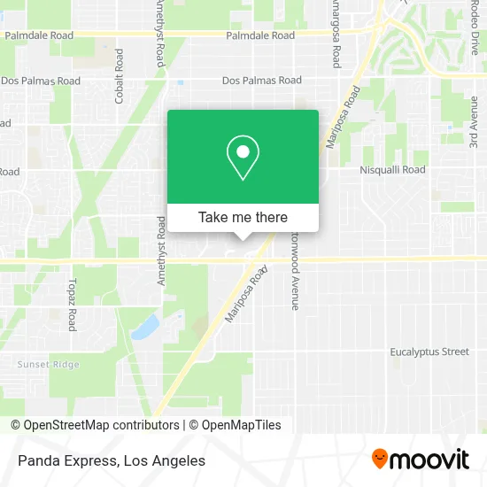 Panda Express map