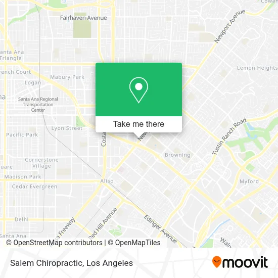 Salem Chiropractic map