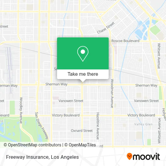 Freeway Insurance map